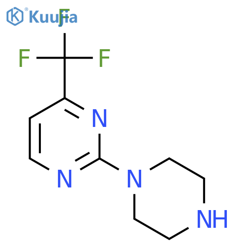 2-(piperazin-1-yl)-4-(trifluoromethyl)pyrimidine structure