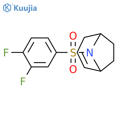 8-[(3,4-Difluorophenyl)sulfonyl]-8-azabicyclo[3.2.1]oct-2-ene structure