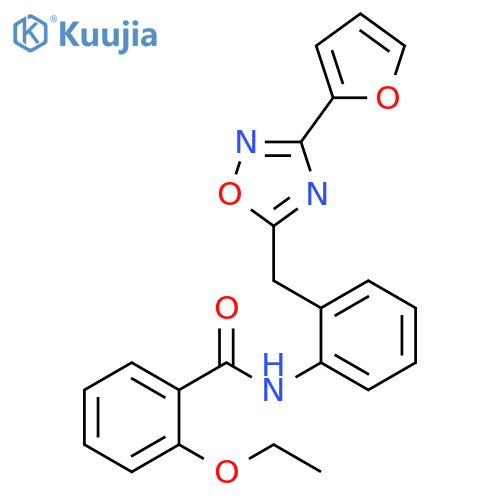 2-ethoxy-N-(2-{[3-(furan-2-yl)-1,2,4-oxadiazol-5-yl]methyl}phenyl)benzamide structure
