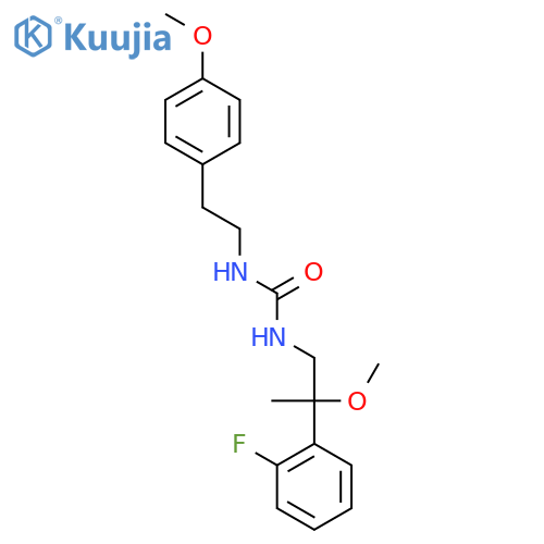 1-(2-(2-Fluorophenyl)-2-methoxypropyl)-3-(4-methoxyphenethyl)urea structure