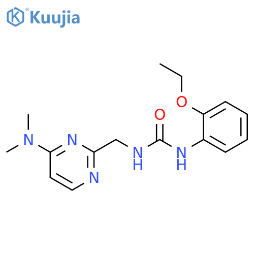 3-{[4-(dimethylamino)pyrimidin-2-yl]methyl}-1-(2-ethoxyphenyl)urea structure
