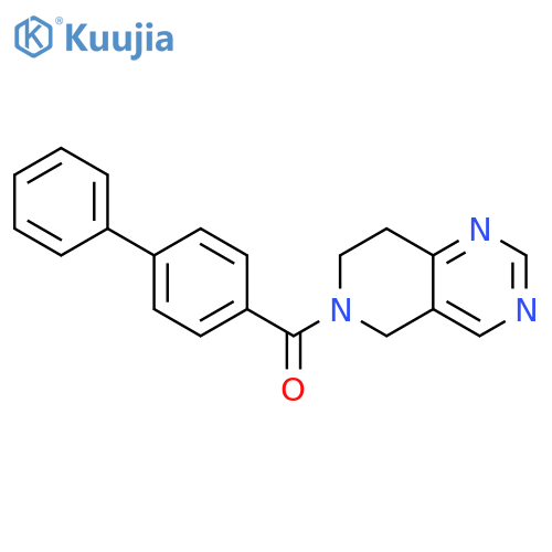 [1,1′-Biphenyl]-4-yl(7,8-dihydropyrido[4,3-d]pyrimidin-6(5H)-yl)methanone structure