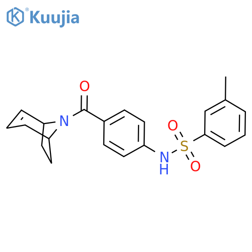 N-[4-(8-Azabicyclo[3.2.1]oct-2-en-8-ylcarbonyl)phenyl]-3-methylbenzenesulfonamide structure