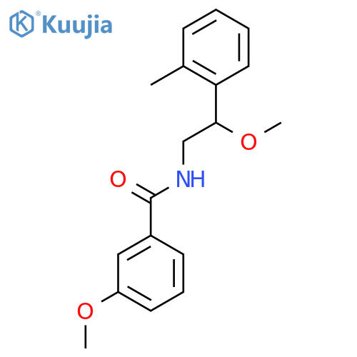3-methoxy-N-(2-methoxy-2-(o-tolyl)ethyl)benzamide structure