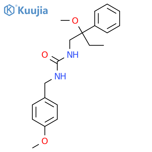 1-(2-Methoxy-2-phenylbutyl)-3-(4-methoxybenzyl)urea structure