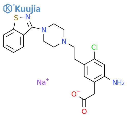 Ziprasidone Amino Acid Sodium Salt(Ziprasidone Impurity C) structure