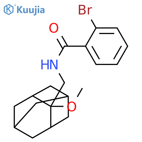 2-Bromo-N-[(2-methoxytricyclo[3.3.1.13,7]dec-2-yl)methyl]benzamide structure
