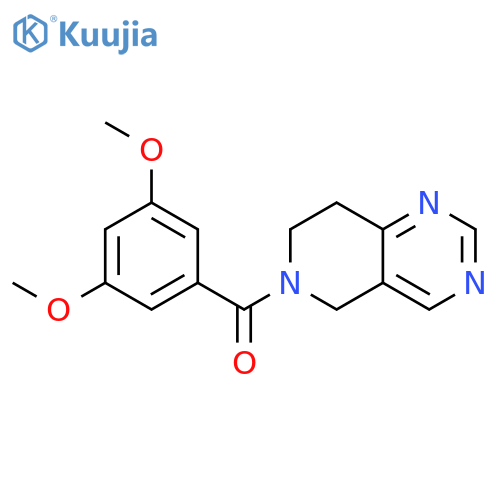 (7,8-Dihydropyrido[4,3-d]pyrimidin-6(5H)-yl)(3,5-dimethoxyphenyl)methanone structure