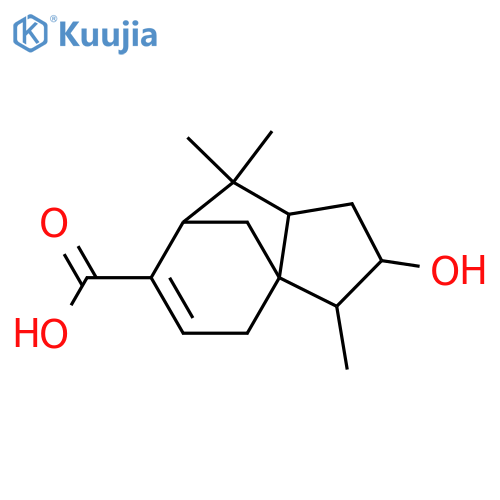 8-Hydroxy-3-cedren-15-oic acid; 8β-form structure