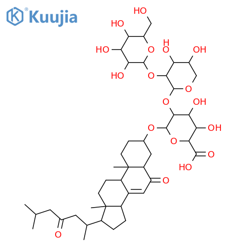 3-Hydroxycholest-7-ene-6,23-dione; (3β,5α)-form, 3-O-[β-D-Galactopyranosyl-(1→2)-α-L-arabinopyranosyl-(1→2)-β-D-glucuronopyranoside] structure