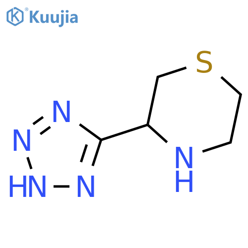 3-(1H-1,2,3,4-tetrazol-5-yl)thiomorpholine structure
