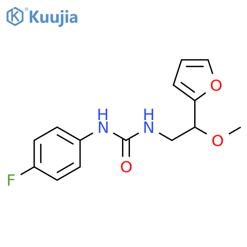 N-(4-Fluorophenyl)-N′-[2-(2-furanyl)-2-methoxyethyl]urea structure