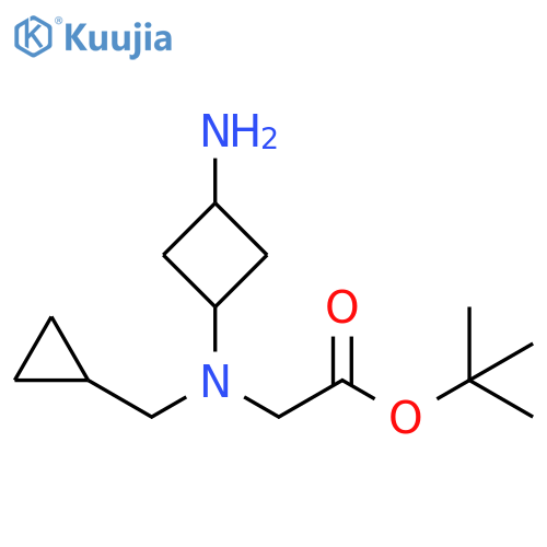 tert-Butyl 2-(3-Aminocyclobutyl)(cyclopropylmethyl)aminoacetate structure