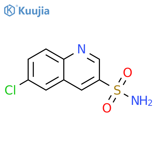 6-chloroquinoline-3-sulfonamide structure