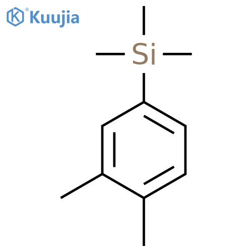 Silane, (3,4-dimethylphenyl)trimethyl- structure