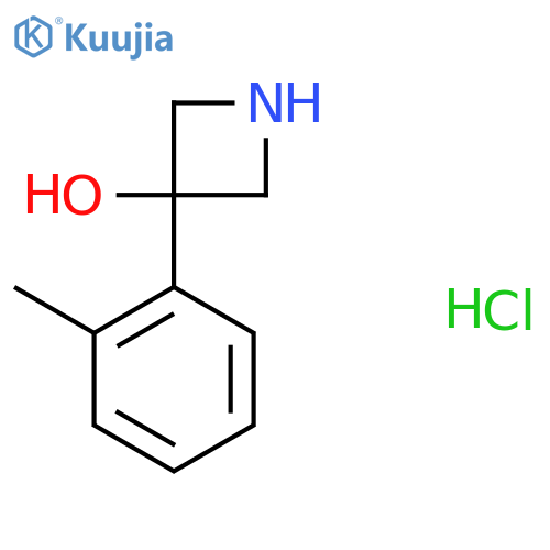 3-(2-Methylphenyl)azetidin-3-ol hydrochloride structure