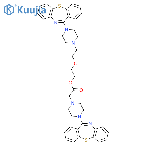 Di(2-(4-(dibenzob,f1,4thiazepin-11-yl)piperazin-1-yl))-2-propoxyethyl Propionate structure
