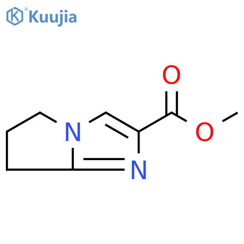 6,7-Dihydro-5H-pyrrolo[1,2-a]imidazole-2-carboxylic acid methyl ester structure