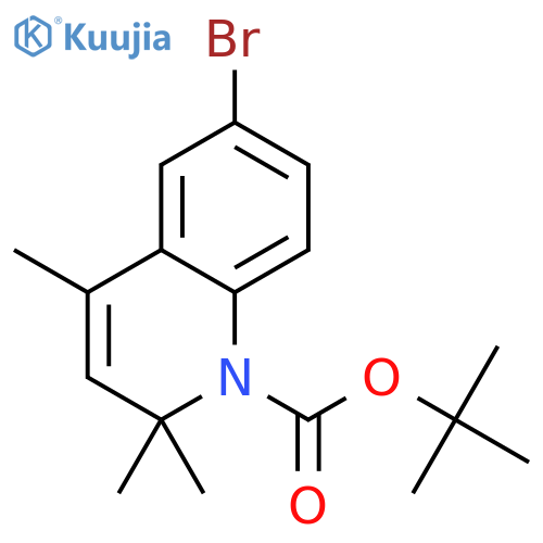 tert-Butyl 6-bromo-2,2,4-trimethylquinoline-1(2H)-carboxylate structure