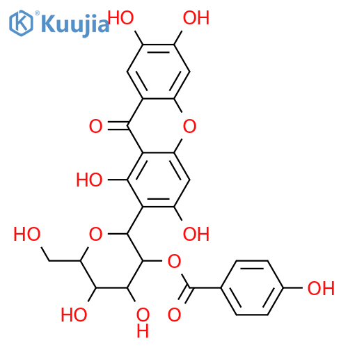 Mangiferin; 2'-O-(4-Hydroxybenzoyl) structure