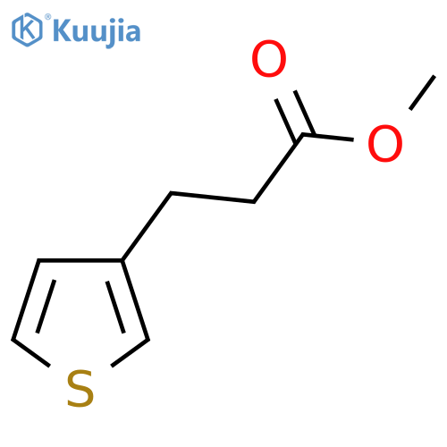 methyl 3-(thiophen-3-yl)propanoate structure