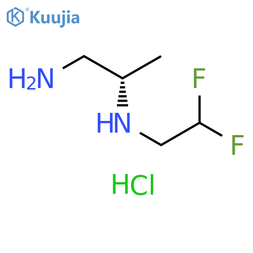 (2S)-1-aminopropan-2-yl(2,2-difluoroethyl)amine dihydrochloride structure