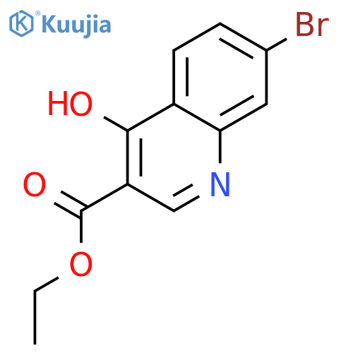 Ethyl 7-bromo-4-hydroxyquinoline-3-carboxylate structure