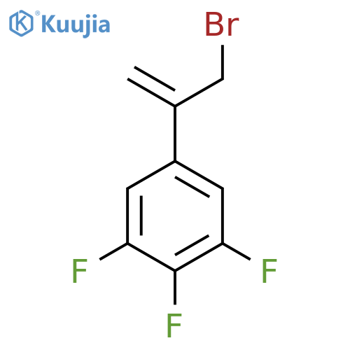 5-(3-Bromoprop-1-en-2-yl)-1,2,3-trifluorobenzene structure