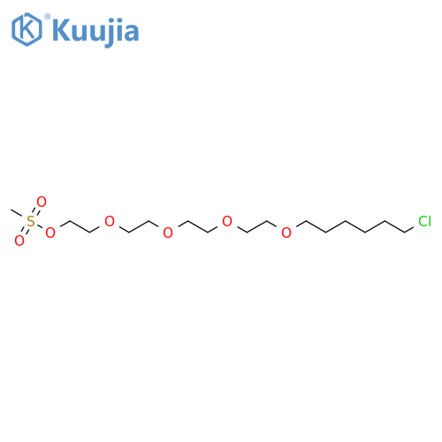 3,6,9,12-Tetraoxaoctadecan-1-ol, 18-chloro-, 1-methanesulfonate structure