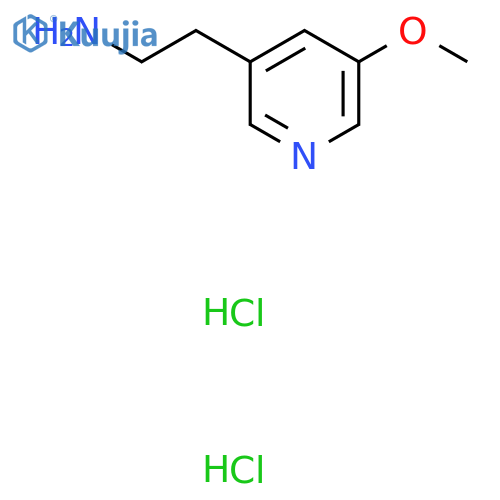 2-(5-Methoxy-pyridin-3-yl)-ethylamine Dihydrochloride structure