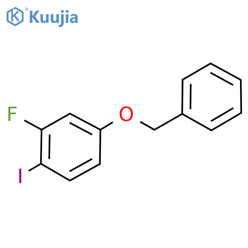 4-(Benzyloxy)-2-fluoro-1-iodobenzene structure