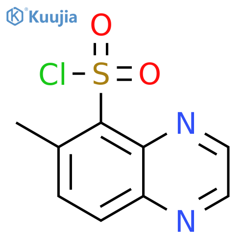 7-Methyl-8-quinoxalinesulfonyl Chloride structure