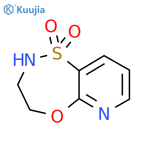 3,4-Dihydro-2H-pyrido[2,3-b][1,4,5]oxathiazepine 1,1-dioxide structure