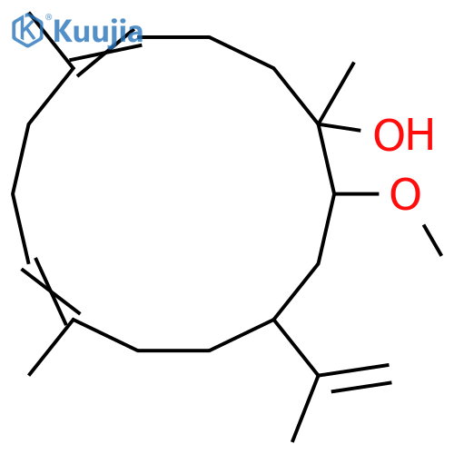 7,11,15-Cembratriene-3,4-diol; (1R,3R,4S,7E,11E)-form, 3-Me ether structure