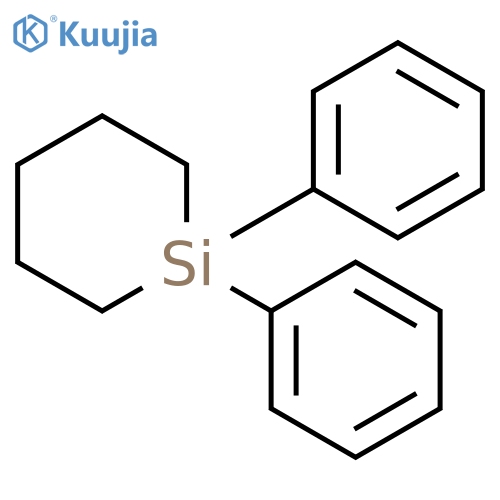 1,1-diphenylsilacyclohexane structure