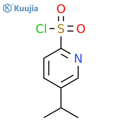 2-Pyridinesulfonyl chloride, 5-(1-methylethyl)- structure