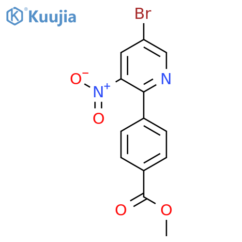 Methyl 4-(5-bromo-3-nitropyridin-2-yl)benzoate structure