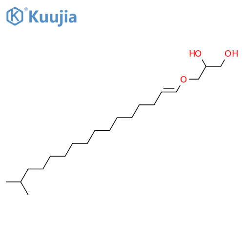 Glycerol 1-alkyl ethers; Glycerol 1-(15-methyl-1Z-hexadecenyl) ether structure
