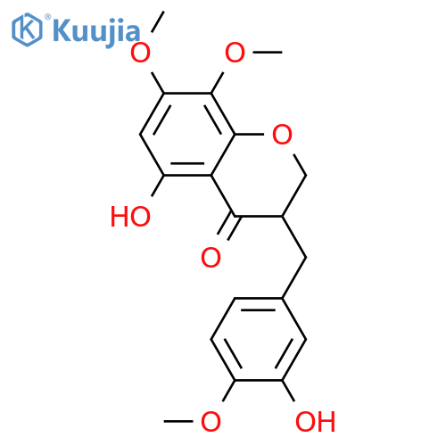 3',4',5,7,8-Pentahydroxyhomoisoflavanone; (R)-form, 4',7,8-Tri-Me ether structure