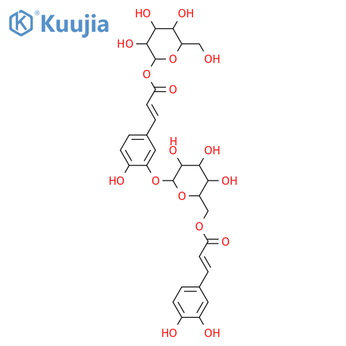 3-(3,4-Dihydroxyphenyl)-2-propenoic acid; (E)-form, β-D-Glucopyranosyl ester, 3'-O-[3,4-dihydroxy-E-cinnamoyl-(→6)-β-D-glucopyranoside] structure