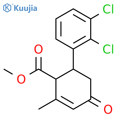 6-(2,3-Dichlorophenyl)-2-methyl-4-oxo-2-cyclohexene-1-carboxylic acid Methyl Ester structure