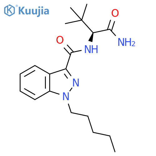 1H-Indazole-3-carboxamide, N-[(1S)-1-(aminocarbonyl)-2,2-dimethylpropyl]-1-pentyl- structure