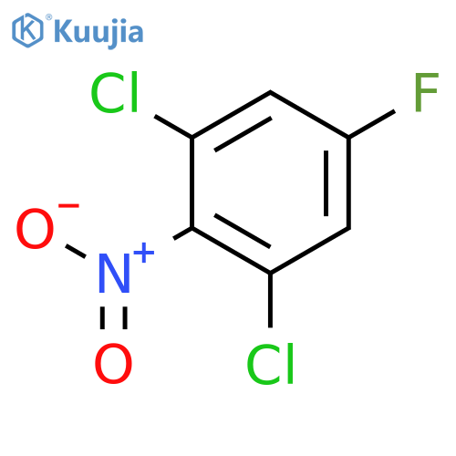 Benzene, 1,3-dichloro-5-fluoro-2-nitro- structure