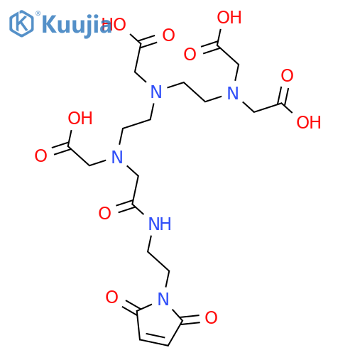N-(2-Maleimidoethyl)diethylenetriaminepentaacetic Acid Monoamide structure
