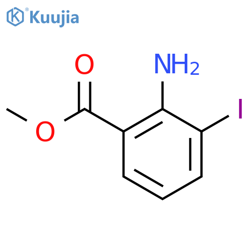 Methyl 2-amino-3-iodobenzoate structure