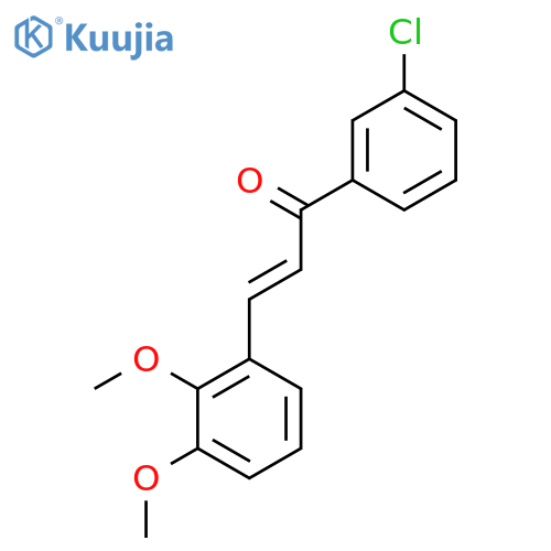 (E)-1-(3-Chlorophenyl)-3-(2,3-dimethoxyphenyl)prop-2-en-1-one structure