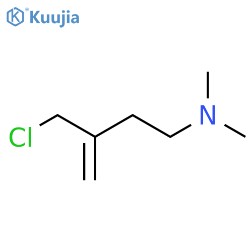 [3-(Chloromethyl)but-3-en-1-yl]dimethylamine structure