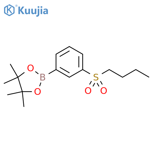 1,3,2-Dioxaborolane, 2-[3-(butylsulfonyl)phenyl]-4,4,5,5-tetramethyl- structure