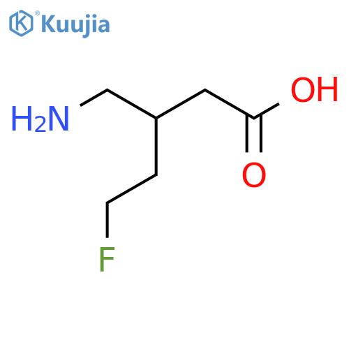 3-(Aminomethyl)-5-fluoropentanoic acid structure