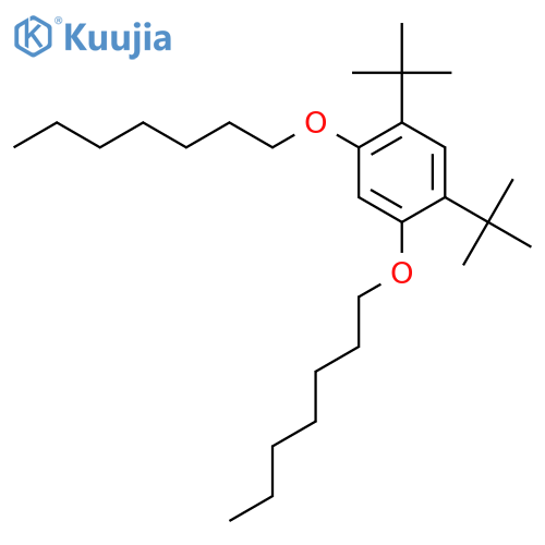 1,5-Di-Tert-butyl-2,4-bis(heptyloxy)benzene structure